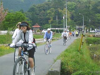 海津天神ユース・イン出発直後
